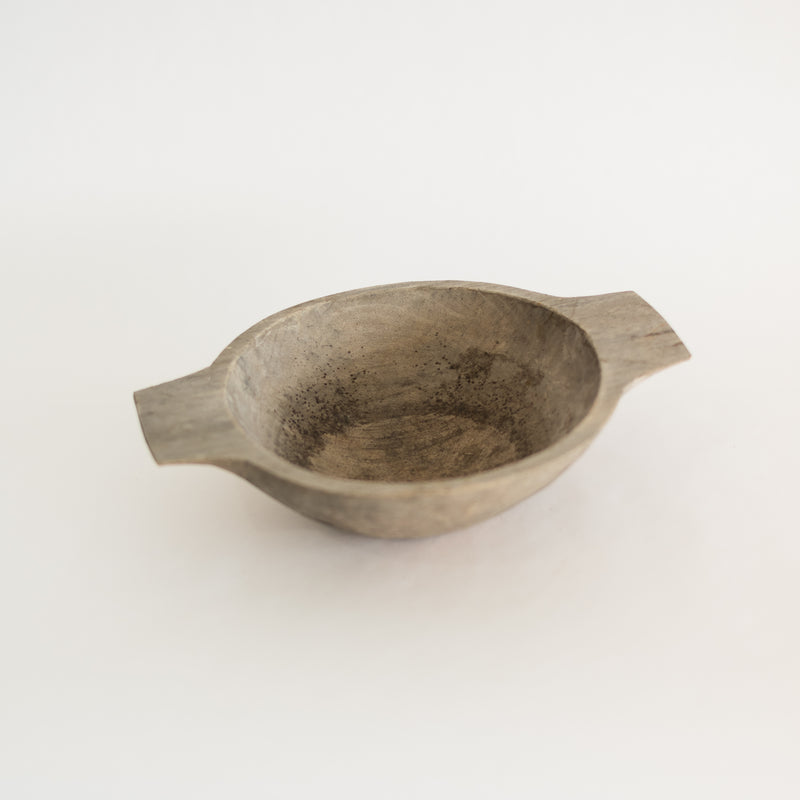 Wooden Bowl with Handles