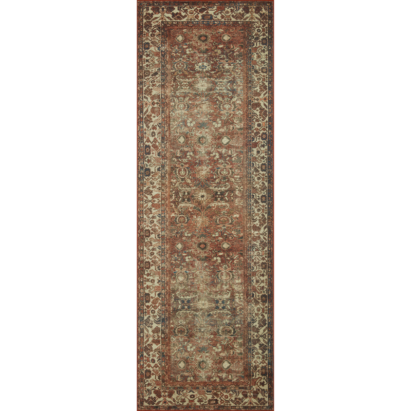 Banks BAN-04 (MH) Brick/Ivory Rug