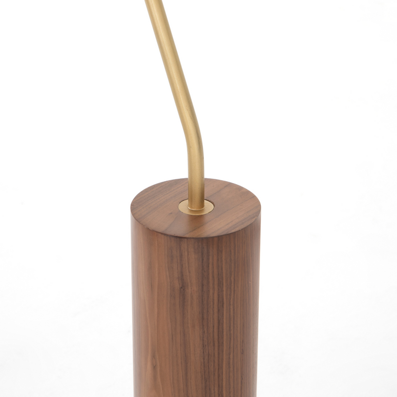 Aster Floor Lamp - Dark Brown Elek