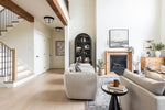 Logan Milk Glass Flush Mount