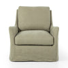 Mara Slipcover Swivel Chair