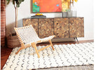 Woven Rope Teak Accent Chair
